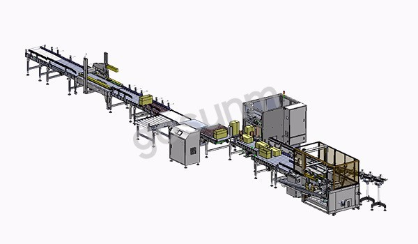 自動化手機(jī)包裝生產(chǎn)線 自動化手機(jī)包裝生產(chǎn)線